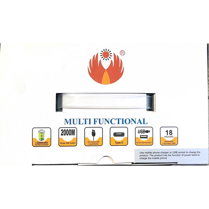 Lanterna led multifunctional searchlight