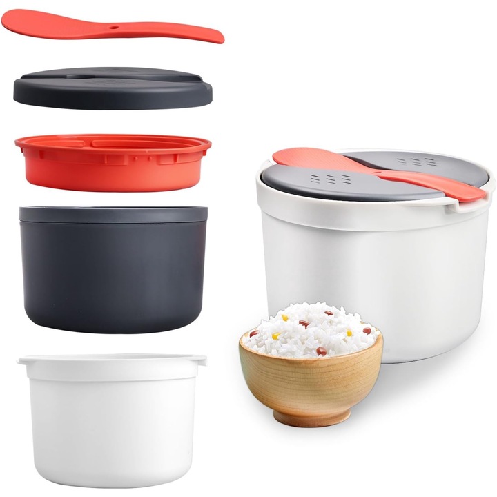 Mikrohullámú gőzölő, hosszúkás, fehér, 18,5x13 cm