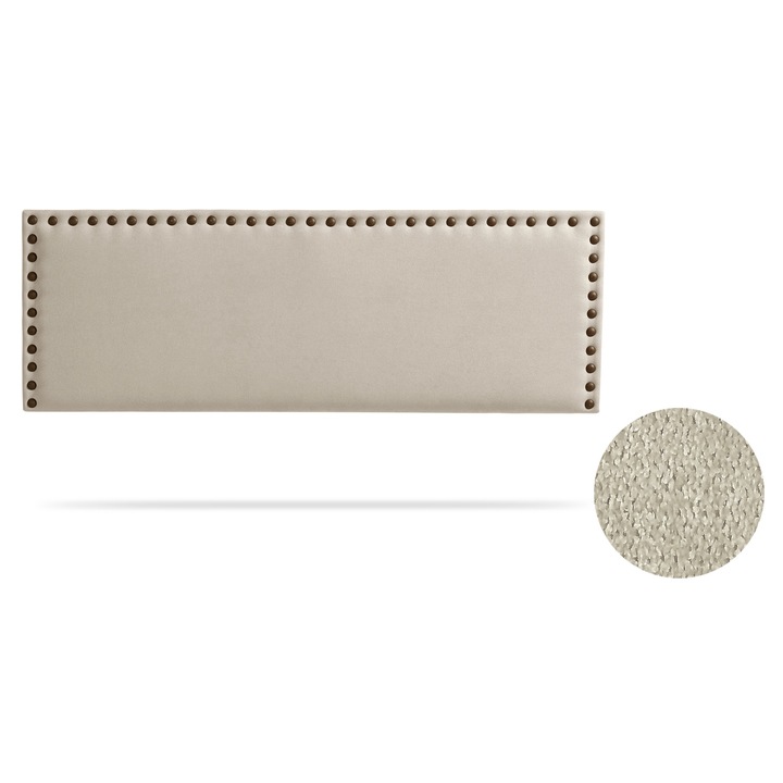 MODENA Acualina Kárpitozott Asztallap 90x55x8 cm - Pirított Bézs - Moonia