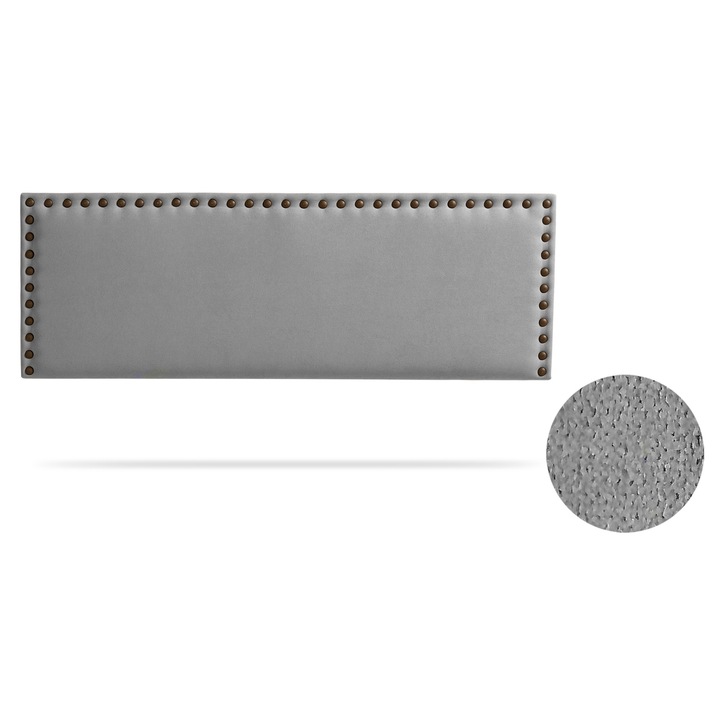 Kárpitozott asztallap MODENA Acualina 90x55x8 cm - Világosszürke - Moonia