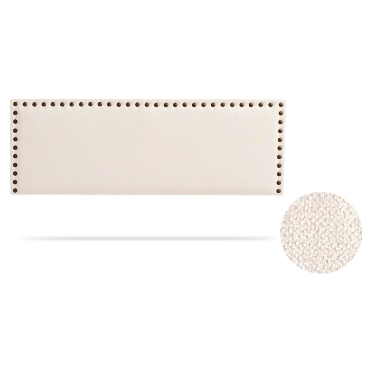 Kárpitozott asztal MODENA Acualina 130x55x8 cm - Bézs - Moonia