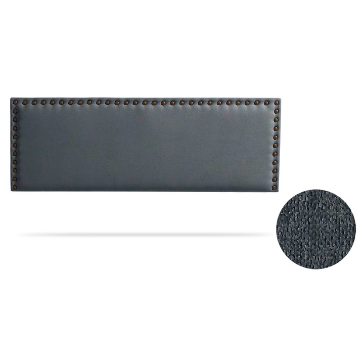 MODENA Acualina Kárpitozott Asztallap 90x55x8 cm - Sötétszürke - Moonia