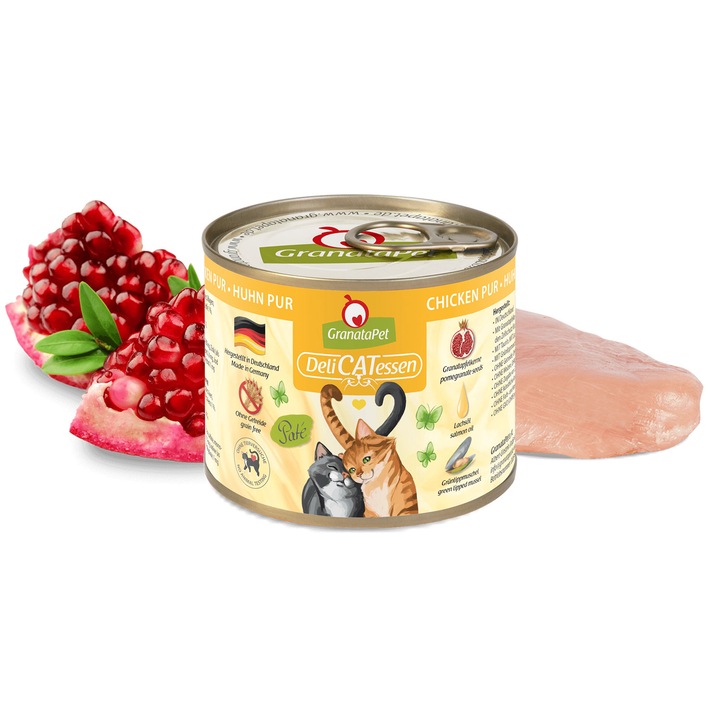 Nedves macskaeledel csirkével DeliCatessen, PUR, GranataPet, 200 g