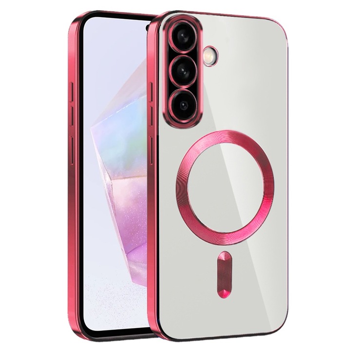 Кейс за Samsung Galaxy A36 5G, V44, Полиуретан, Червен