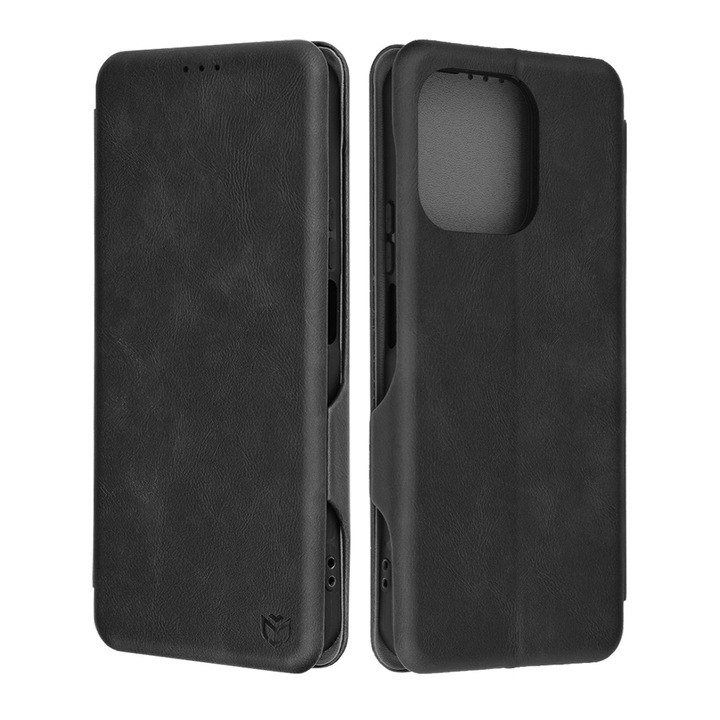 Кейс за Honor 200 Smart / X7c - Techsuit Safe Wallet Plus - черен