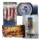 Afumatoare ITA H&G, 80x40x30cm, Pentru carne, peste si branzeturi, Cu geam, Tabla zincata