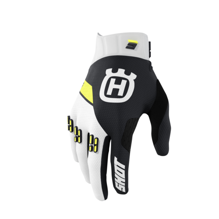 Manusi motocross SHOT Lite Husqvarna LTD 2023 Black, Marime: S