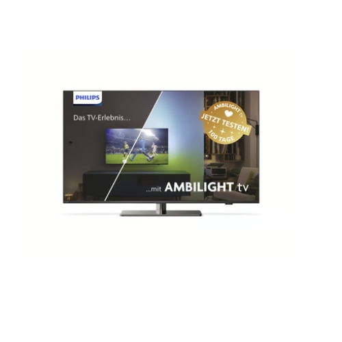 Televizor Philips 77OLED909 4K Ambilight, 194 cm, HDR, Smart TV