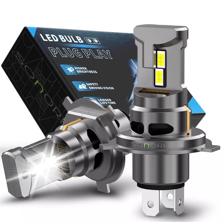 H4 LED Koplamp Lamp, 30000LM 6500K 120W