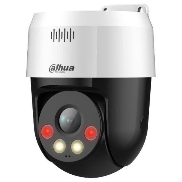 Dahua PTZ IP камера, 5MP, Smart Dual Light WizSense, PoE, IR 30m, Аларма, Микрофон, Високоговорител - SA2A500NB-GNY-A-PV