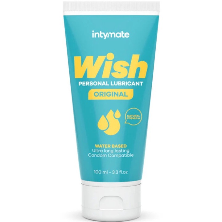 Lubrifiant pe baza de apa, Intimate Line, Wish Original, 100 ml, vaginal/oral