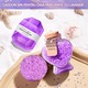 Set cadou spa, AjieQaQ, colectie lavanda, cana termoizolanta, sare de baie, lumanare parfumata, pentru femei, cadou aniversare, Craciun, zi de nastere, relaxare acasa, terapiie aromaterapie, ambalaj premium, atentie personalizata, violet
