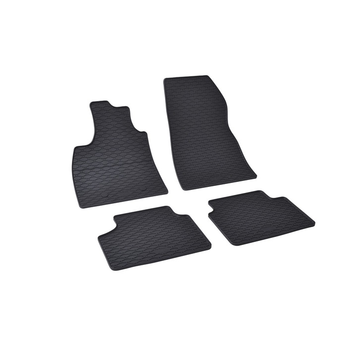 Set 4 covorase cauciuc Dacia Duster III 2024-prezent, motorizare 1.0 ECO-G GPL sau 1.6 Full Hybrid, Rigum