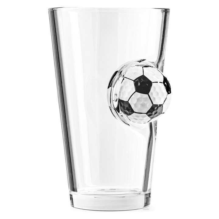 Pahar cu minge de fotbal 450ml