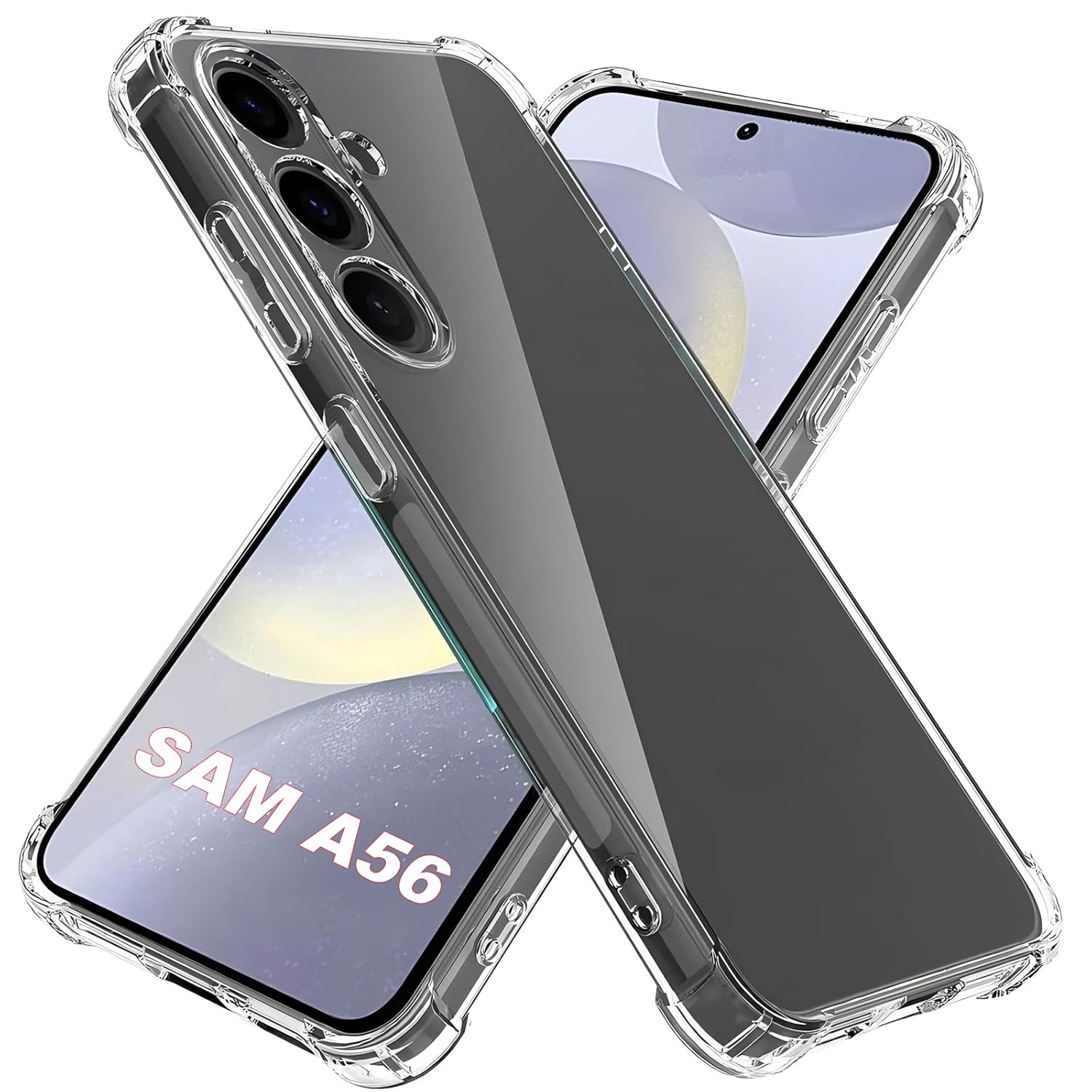Husa pentru Samsung Galaxy A56 Slim Anti-Shock 1.5mm reinforced 4 corners Transparent