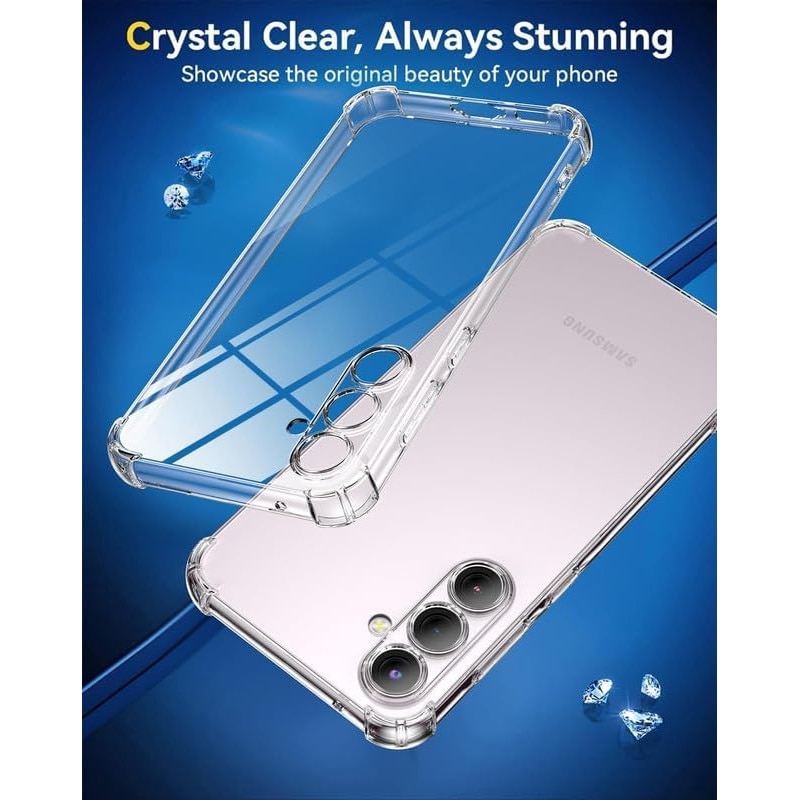 Husa pentru Samsung Galaxy A56 Slim Anti-Shock 1.5mm reinforced 4 corners Transparent