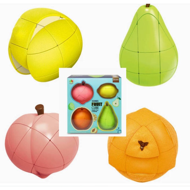3D gyümölcs játék szett, Fanxin, környezetbarát ABS, többszínű