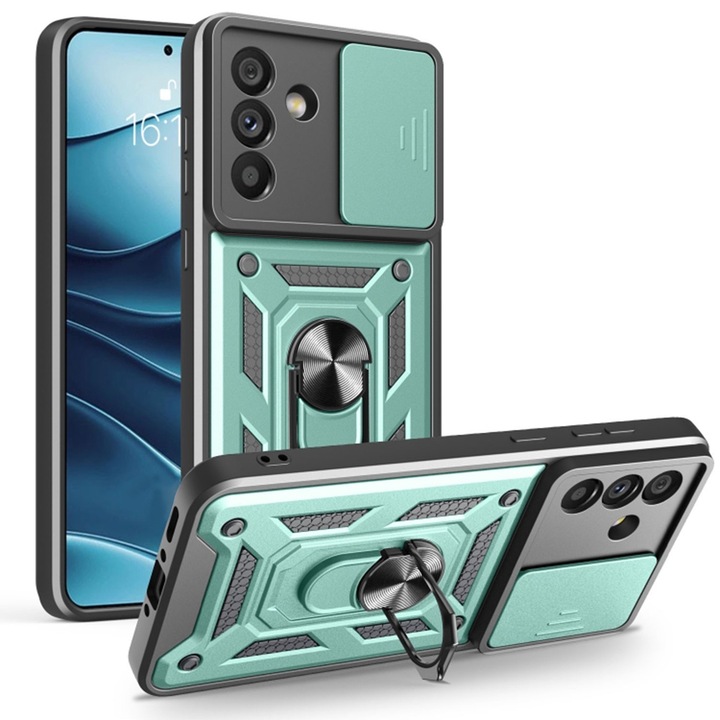 High Protection Case за Samsung Galaxy A56 5G, L59, Термоустойчива пластмаса, Green Forest