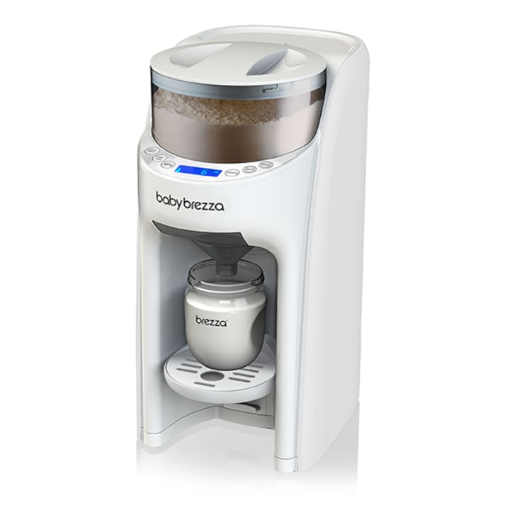 Машина за еспресо мляко на прах Formula Pro Advanced от Baby Brezza, изцяло бяла, 1.5л