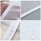 Set 5 Huse de Depozitare cu Fermoar, pentru Haine, de Protectie, pentru Voiaj, Netesut, Rezistent la Praf, 60x120 cm, Transparent-Alb