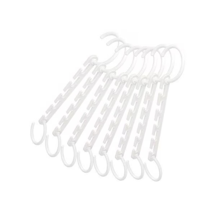 Set 8 Suporti pentru umerase din plastic