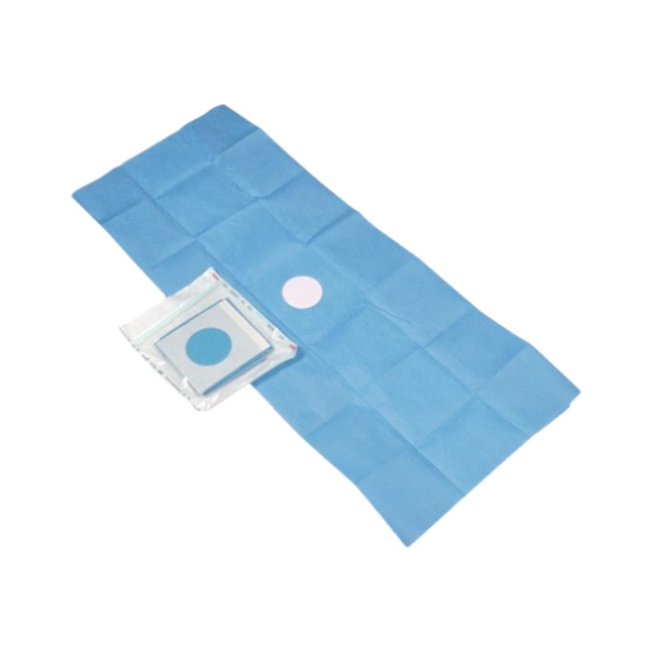 Комплект от 10 броя стерилни лепенки 75 * 90 см, изрез 8 см