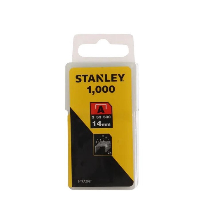 Capse tip A, Stanley, 14 mm, set 1000 bucati