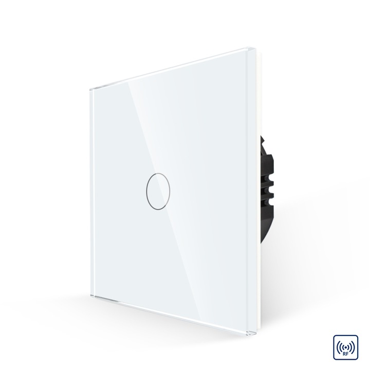LUXION egyszerű RF433 kapcsoló,üveg, érintésérzékelés