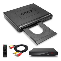 DVD player acasa, Sunet surround Dolby 5.1, De inalta fidelitate, Protectie pentru ochi de inalta definitie, 240V, Putere 20W, Frecventa 56/60HZ, Material Plastic, Negru