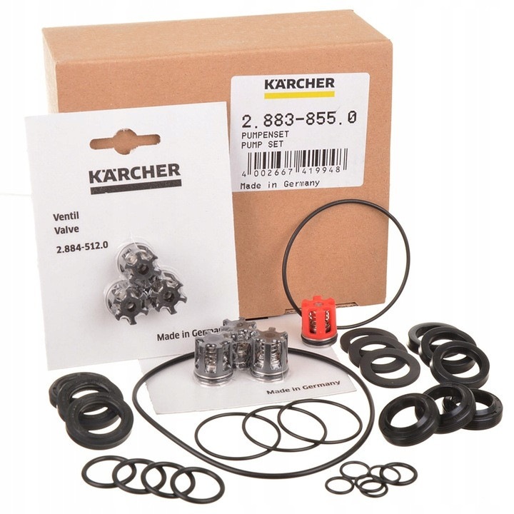 Kit de reparare a capului pompei pentru spalatoarele cu presiune KARCHER (2.883-855.0) HDS 895, 790ci, 797ci pentru piston de 18 mm