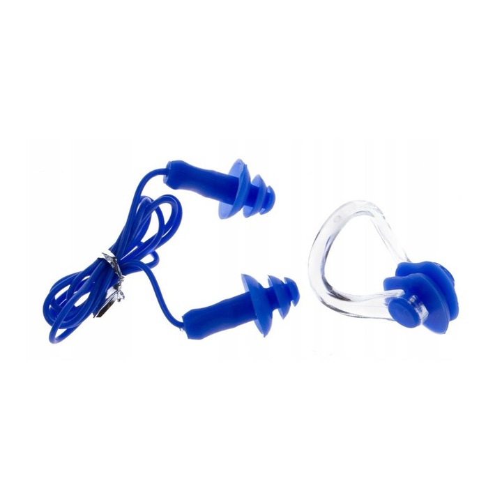 Тапи за плуване Vivo, силиконови, сини