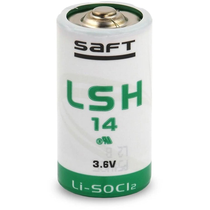 Baterie LSH14 C / R14 LiSOCl2 3,6V 5800mAh, SAFT