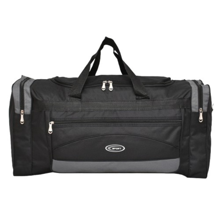 Спортен Сак 2807, 70/34/26 см, Текстил, Сив