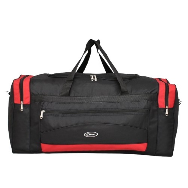 Спортен Сак 2807, 80/37/31 см, Текстил, Червен