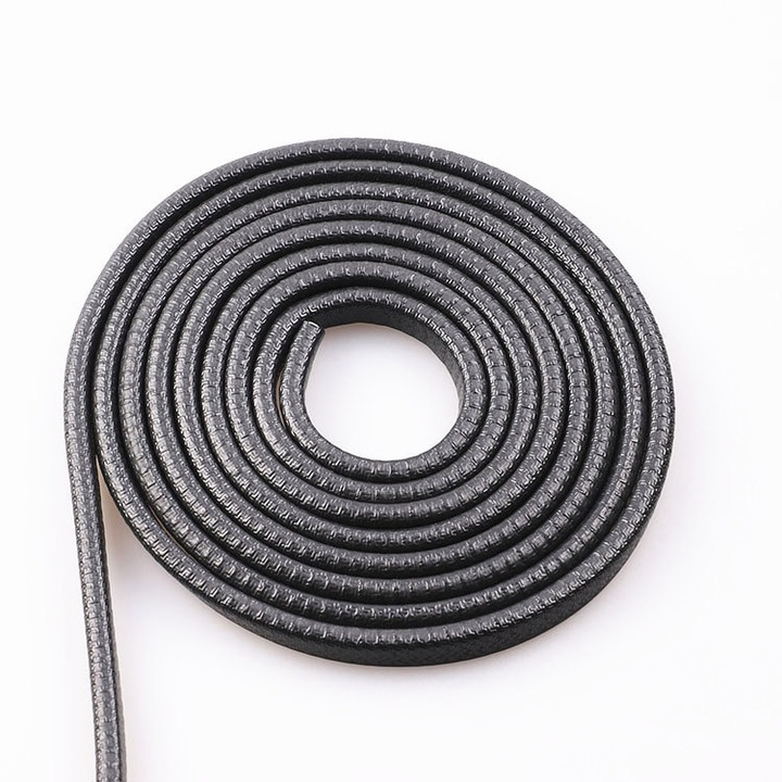 10 metri de garnitura de etansare pentru vehicule, ZOUN, montare universala, cu insertii metalice de fixare, protectie impotriva impactului, rezistenta la zgarieturi si uzura, usor de instalat, PVC, potrivita pentru usi, hayonuri si capote