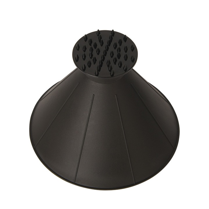 Lopata de zapada Fokelyi, design conic, plastic, usor de utilizat, compacta, negru