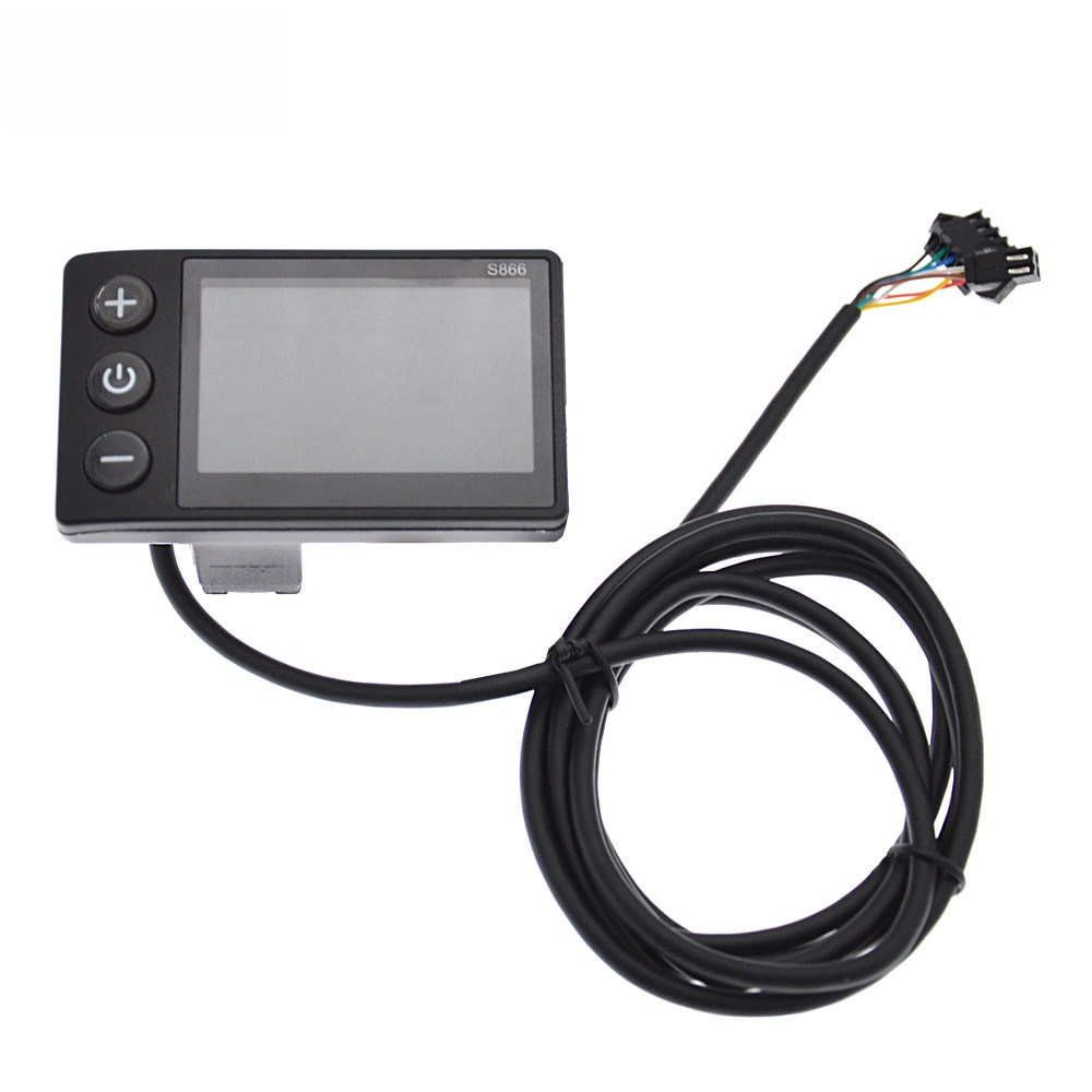 Computer pentru bicicleta electrica S866, display LCD, utilizare
