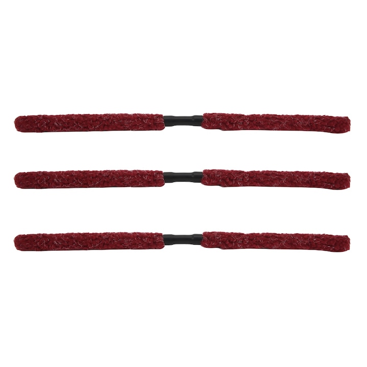 Set 3 buc Perie cu tija de curatare din bumbac, Enforose, 43.5cm, pentru indepartarea resturilor de carbon