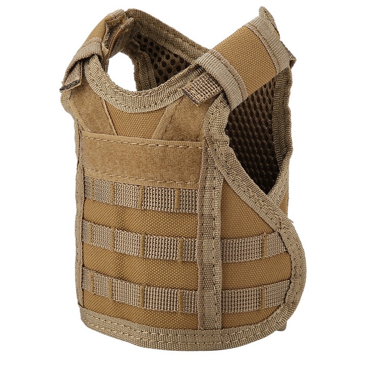 Мини военна тактическа жилетка Molle за декорация на бутилка бира за напитки