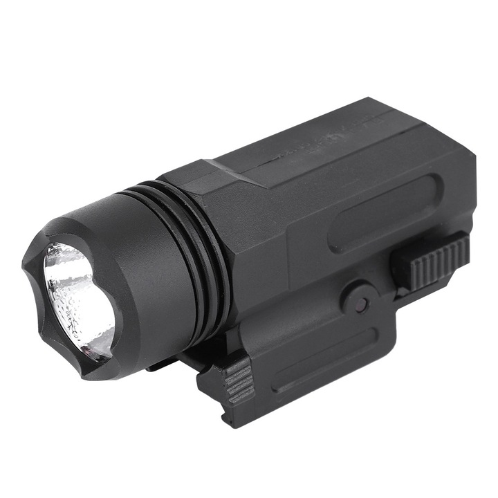 Преносим LED фенер, алуминий, водоустойчив, черен