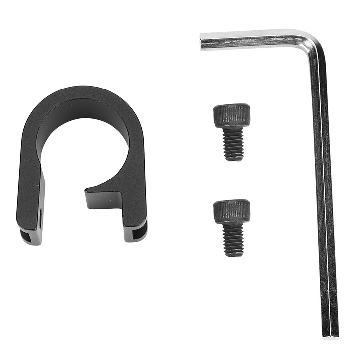 Suport pentru lumini, Enforose, 3x3.5x1.5cm, negru, set cu suruburi