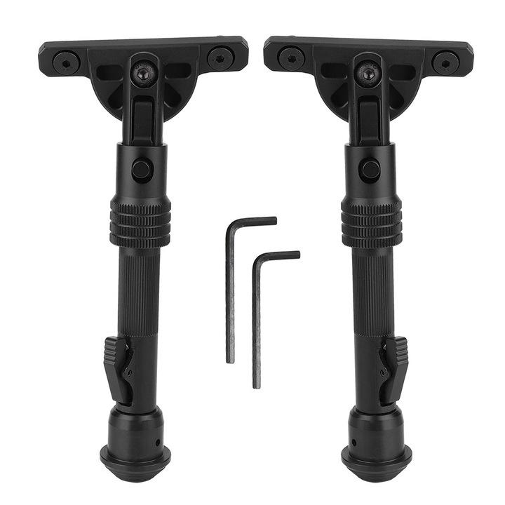 Bipod reglabil cu blocare rapida, din aliaj de aluminiu negru Enforose KeyMod Bipod Center 5,7" - 8,0" sau 8,0" - 11,8" pentru pusca