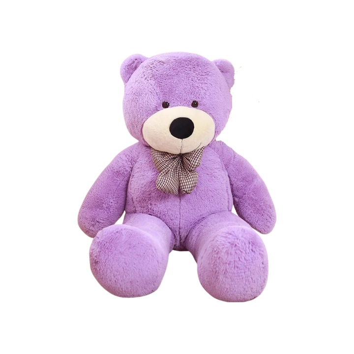 Плюшена играчка Мече Marshmallow Max, Лилаво, 160см