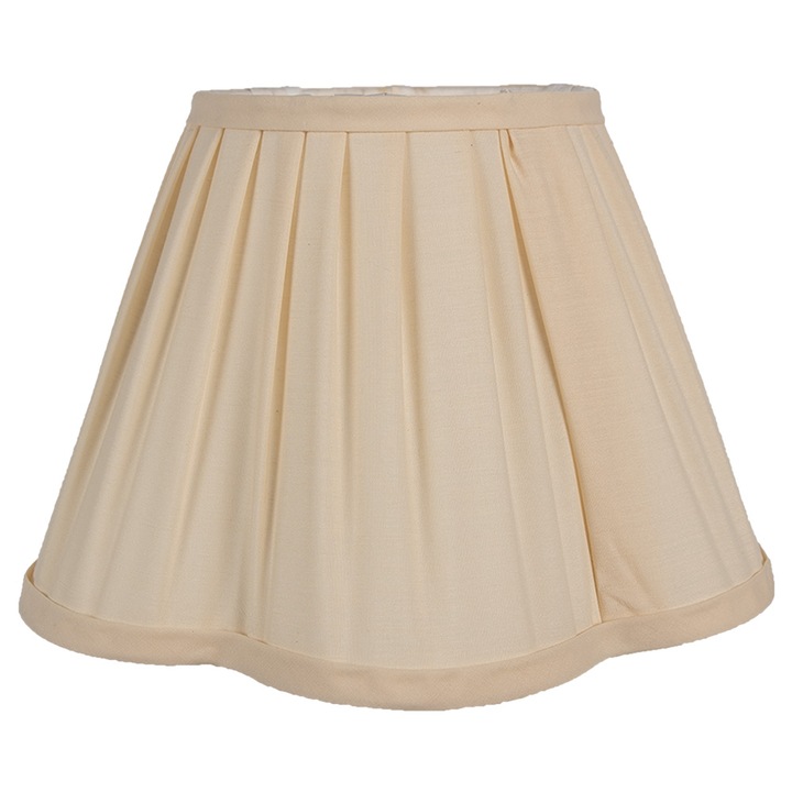 Abajur veioza bumbac bej 28x19 cm, E27