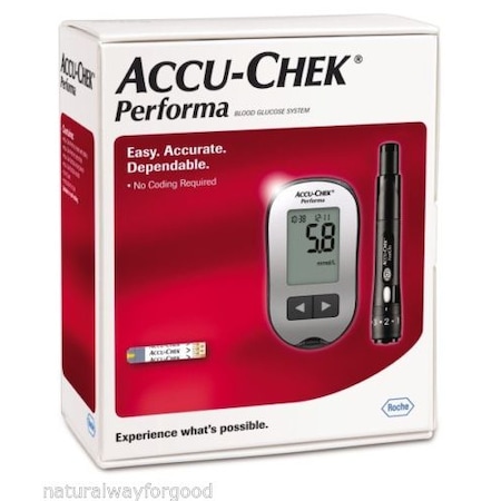Глюкомер за измерване на кръвна захар Accu-chek Performa + 200 бр. тест ленти