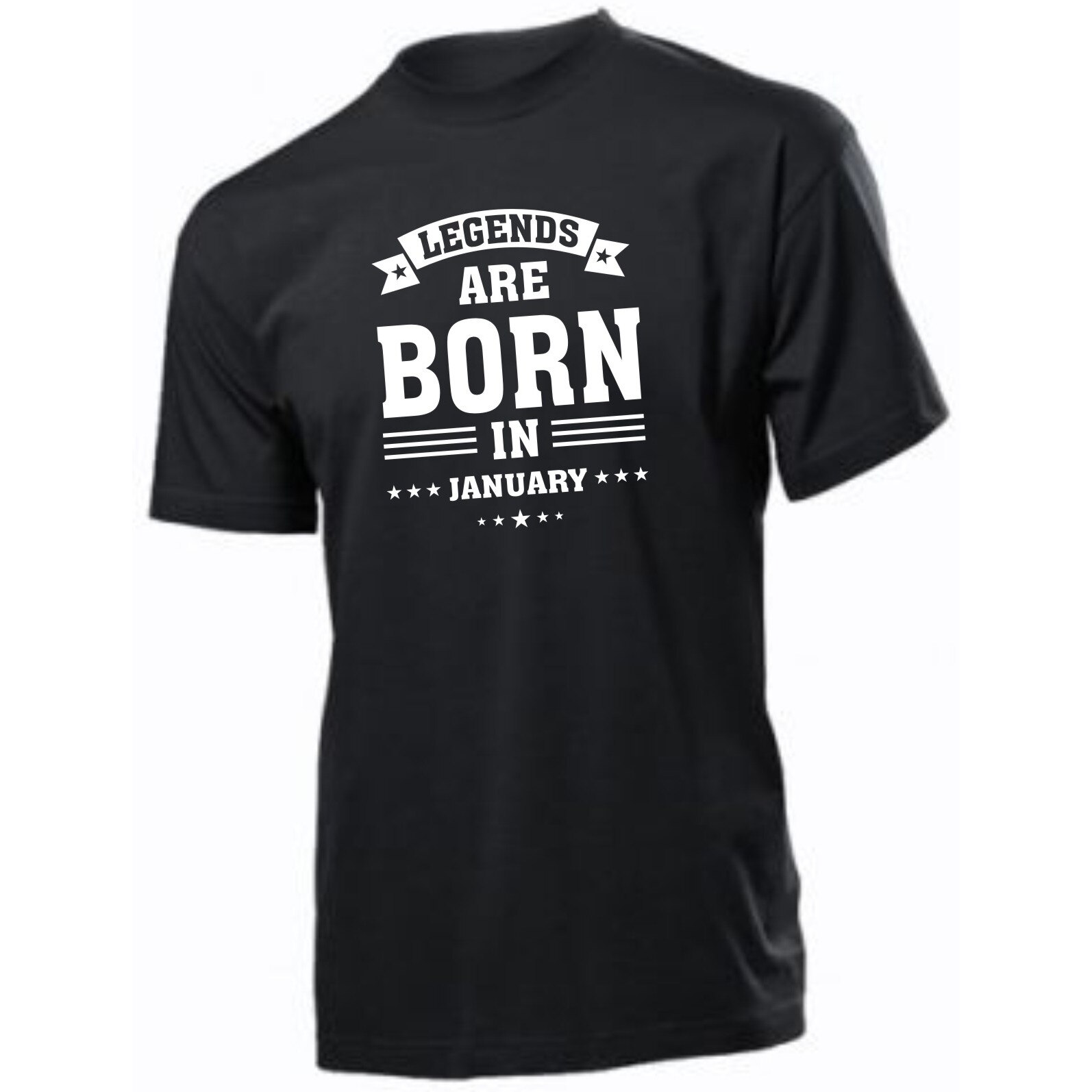 Tricou personalizat, bumbac, Stedman, negru, marime L, personalizare 