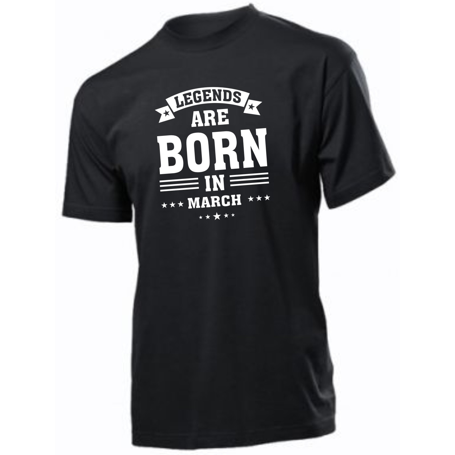 Tricou personalizat, bumbac, Stedman, negru, marime 2XL, personalizare 