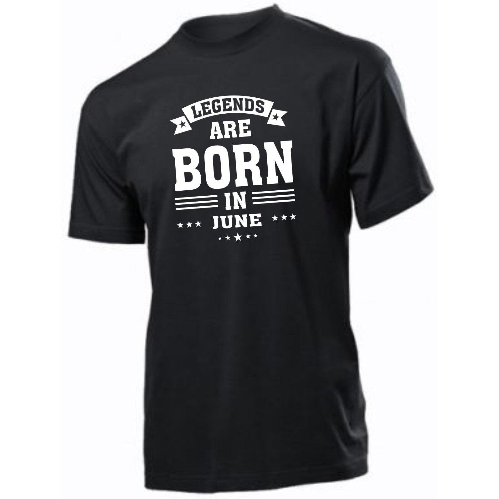 Tricou personalizat, bumbac, Stedman, negru, marime 2XL, personalizare 