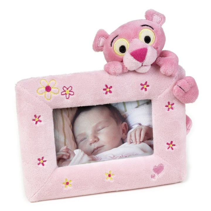 Плюшена играчка - Бебешка фото рамка 20х14 см