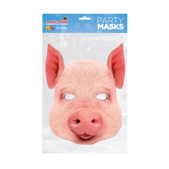 Masca Party Porcusor - 22 X 19 cm, Radar PIG0001 Masca Party Porcusor - 22 X 19 cm, Radar PIG0001